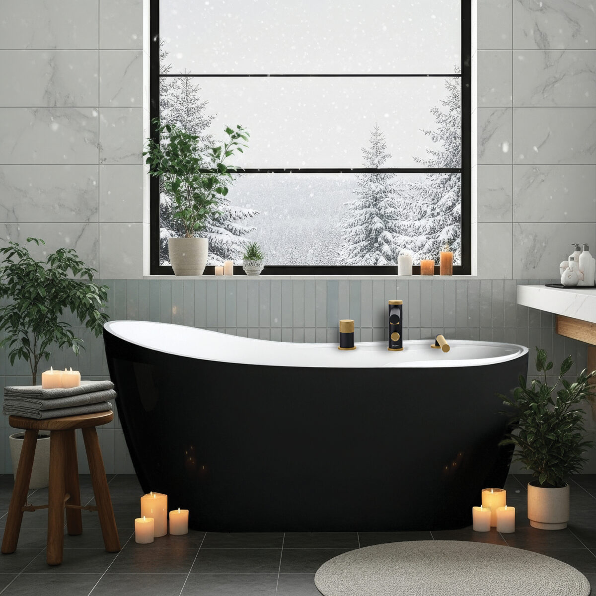 IDEA 60" Freestanding Bathtub by Zitta