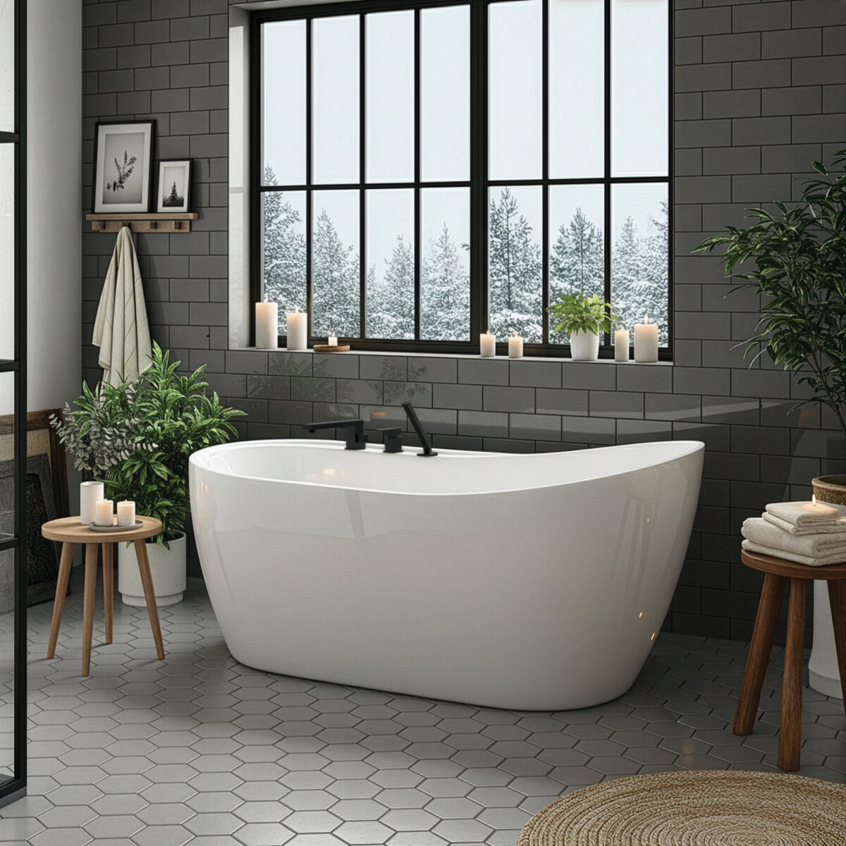 IDEA 60" Freestanding Bathtub by Zitta