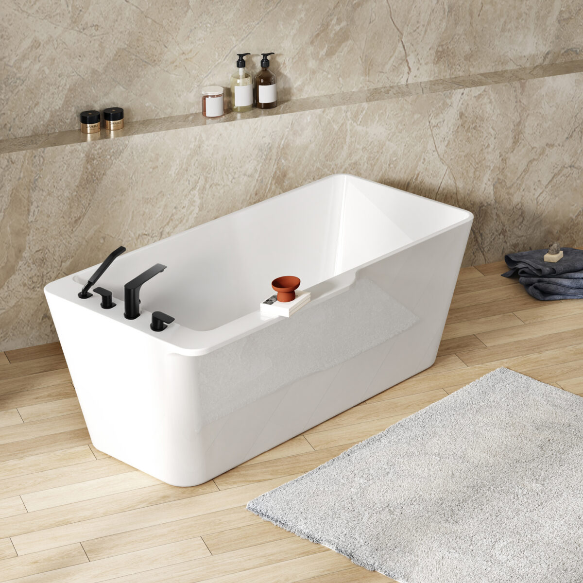 NIZA 60" Freestanding Bathtub by Zitta
