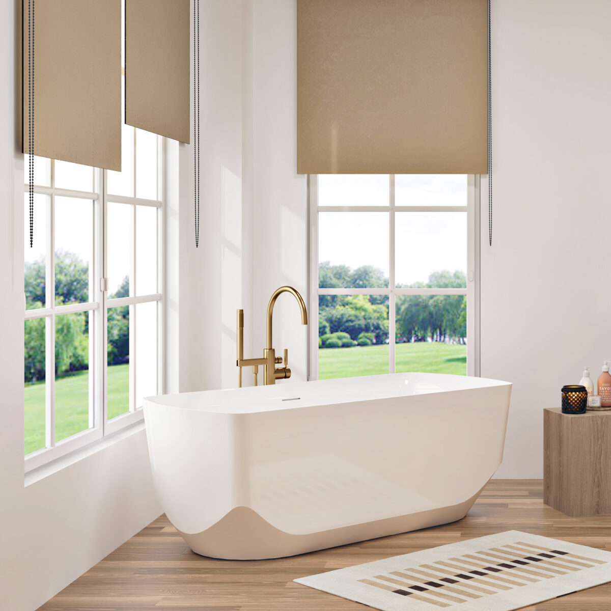 VOX 63" Freestanding Bathtub by Zitta