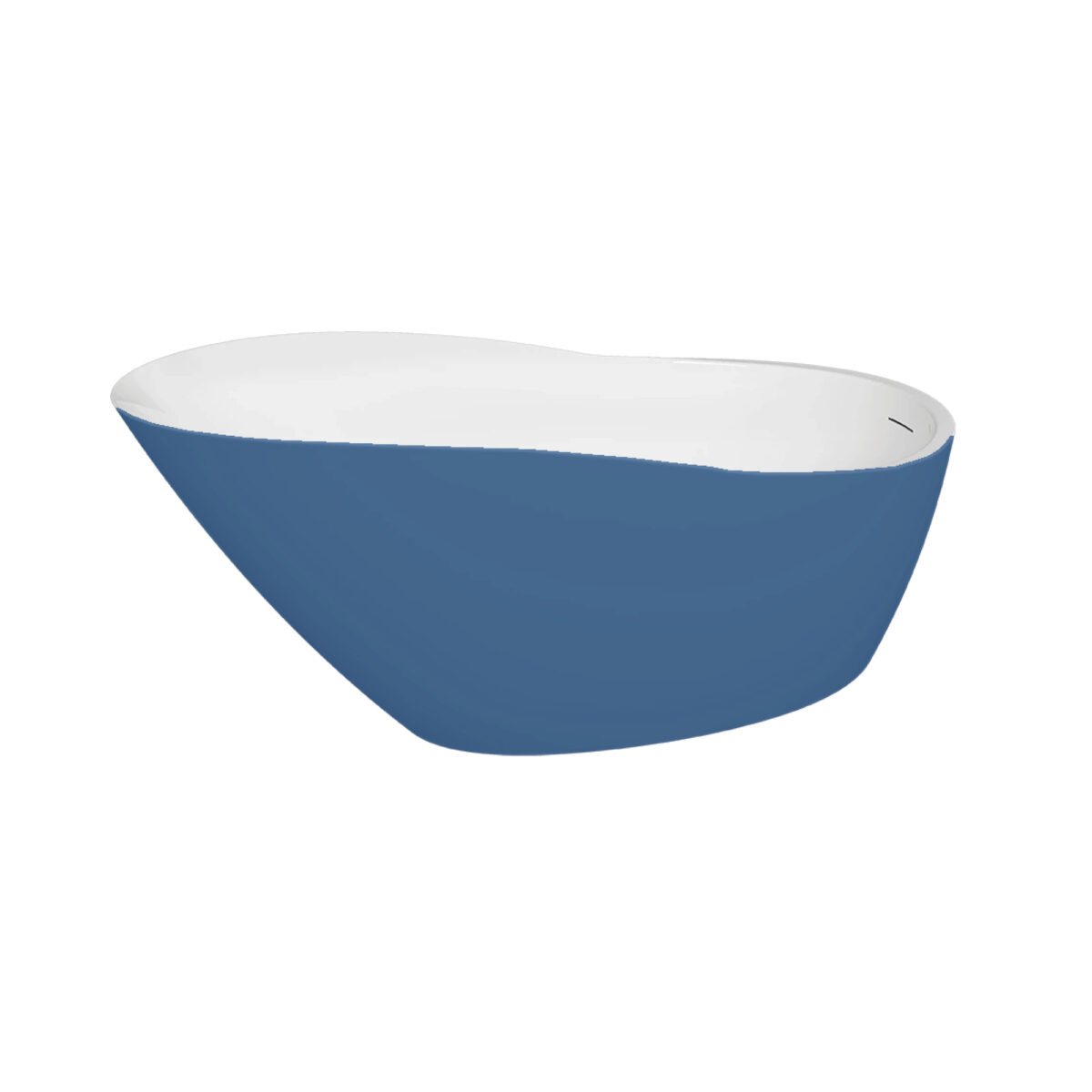 FRANK 66" freestanding bathtub with choice of exterior color by Zitta