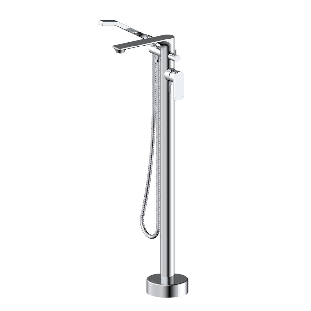 akuaplus® Elena Robinet de baignoire autoportant FLSD6126CP – Chrome