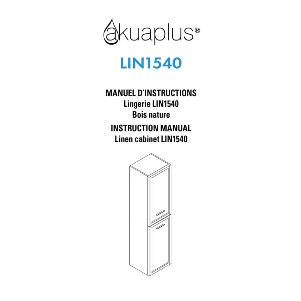 Manuel d'instructions - LIN1540