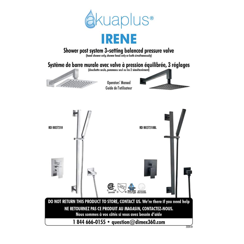 Manuel d'instructions - RD8027210