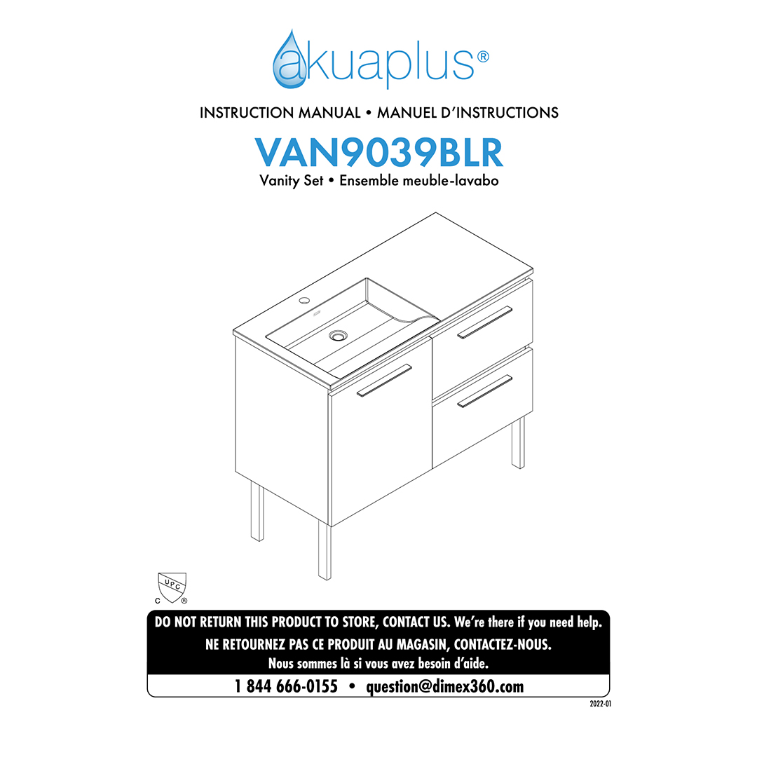 Instruction Manual - VAN9039